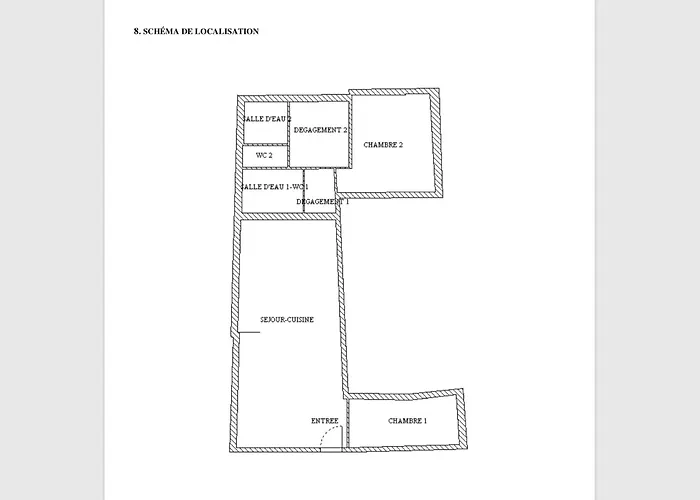 L'entre Vagues アパート *
